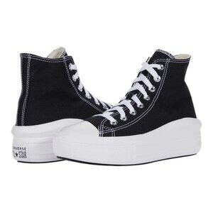 New Womens Converse Chuck Taylor All Star Move Platform Hi - Black - Size: 9